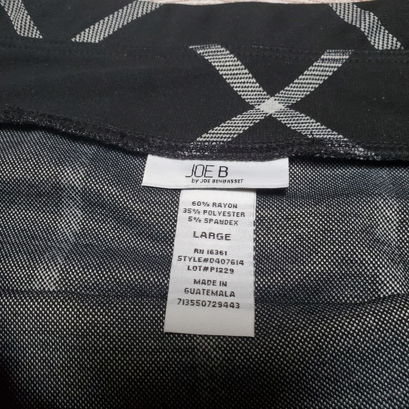 Black Skirt NEW - Joe B by Joe Benbassett Pencil Skirt Size Large NWT - Picture 3 of 5